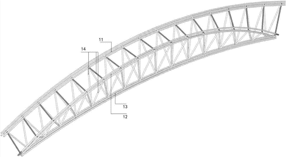 一种基于新型节点构造方式的圆竹空间桁架桥梁的制作方法