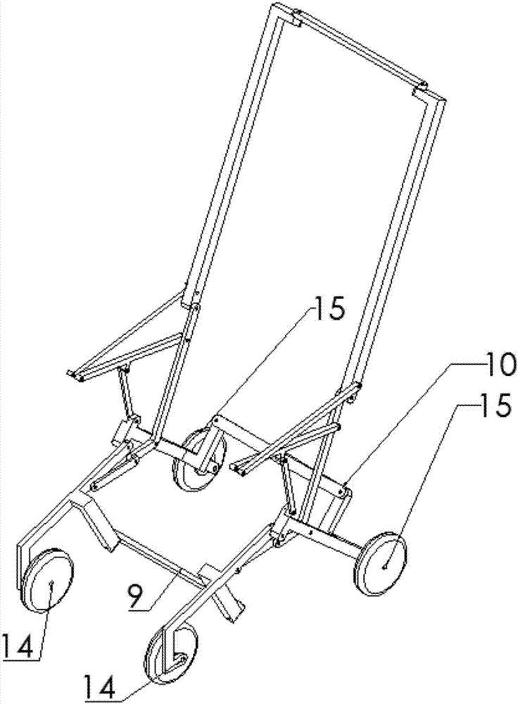 应用连杆锁紧机构的折叠手推车的制作方法与工艺