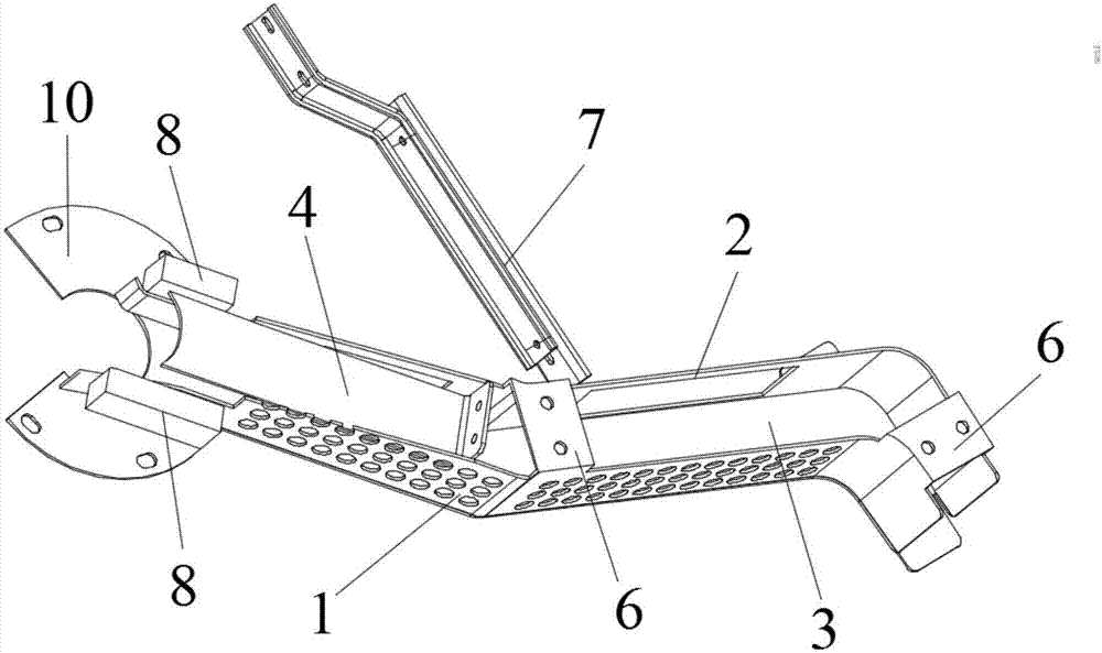一种横式打饼机滑饼槽排饼装置的制作方法