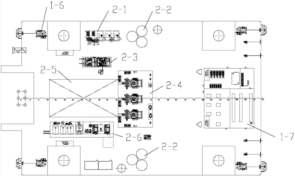 用于海洋油田作业的模块化自安装平台的制作方法与工艺