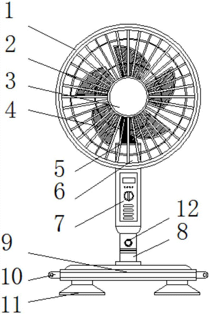 一种新型家用风扇的制作方法与工艺