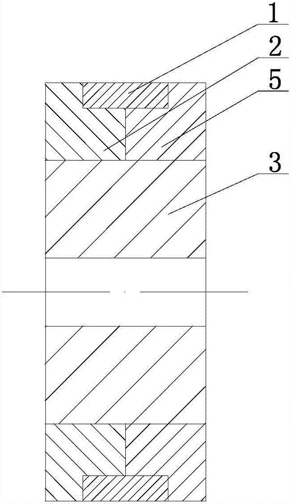 潜孔钻行走滑轮的制作方法