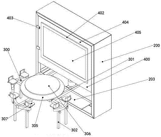 一种隐形智能移动餐桌（椅）电视柜的制作方法与工艺
