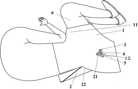 結(jié)腸鏡檢醫(yī)用保潔防護兜墊的制作方法與工藝