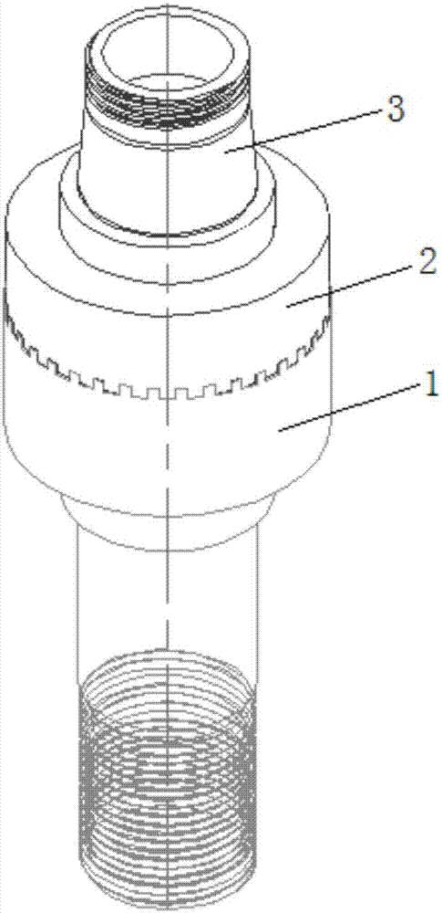 一种新型分体式牙轴的制作方法