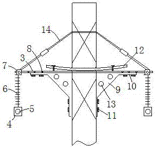 一种户外高压线塔的制作方法