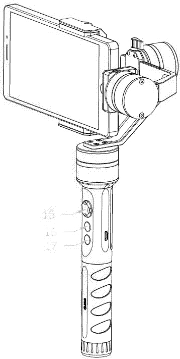 一种智能手持三轴手机稳定器的制作方法