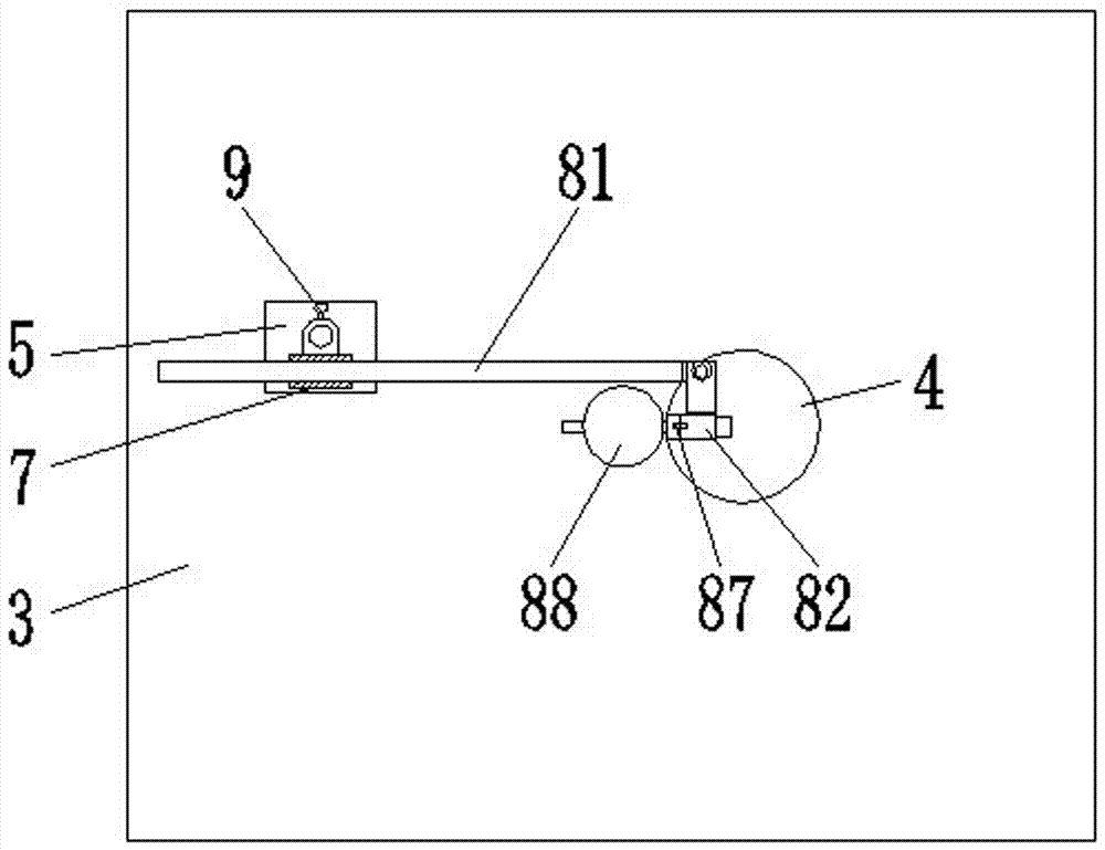 一种测量飞轮内孔跳动量的检具的制作方法