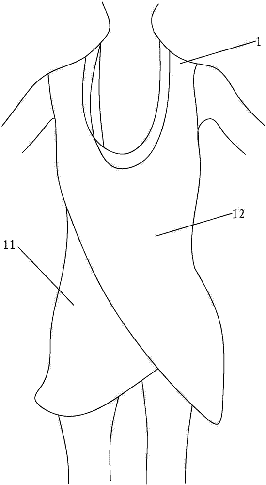 一种具有多种穿法的衣服的制作方法