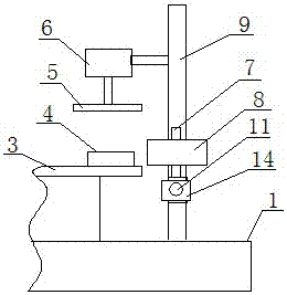 一種具有校準(zhǔn)功能的砂布頁盤加工裝置的制作方法