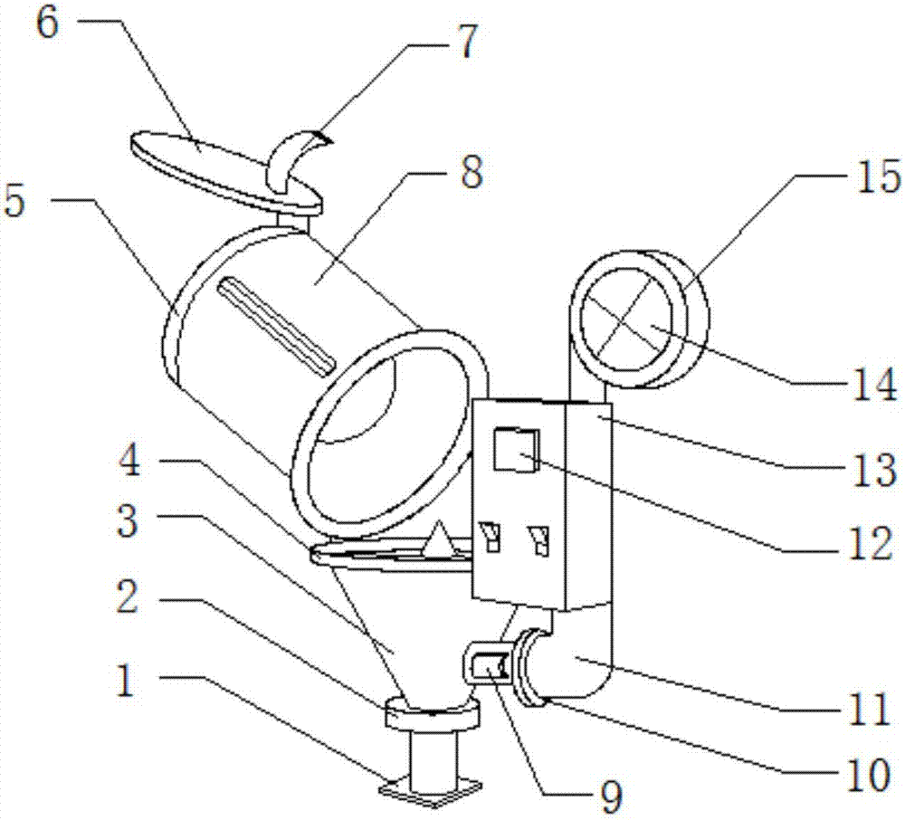 一種擠壓機(jī)重力加料裝置的制作方法