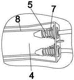 一種無(wú)人機(jī)上的電池插槽的制作方法與工藝