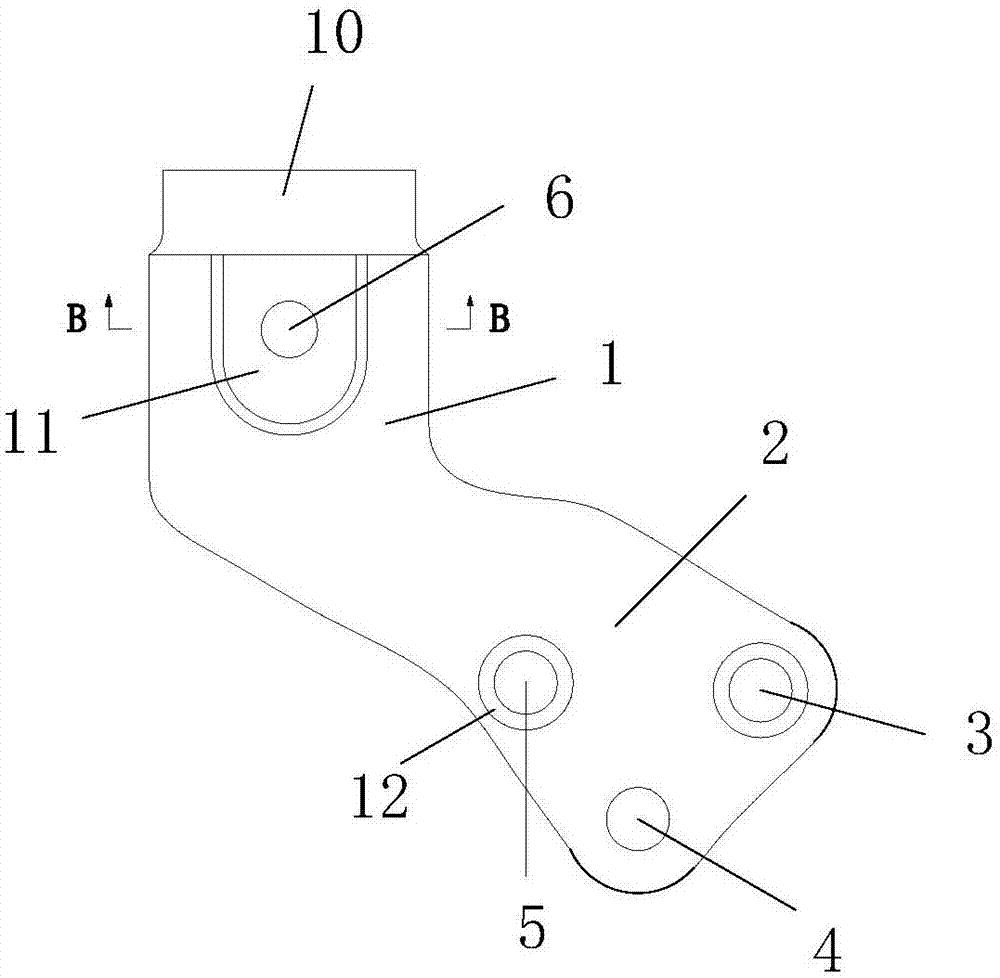 一種發(fā)動機(jī)右懸置托臂的制作方法與工藝