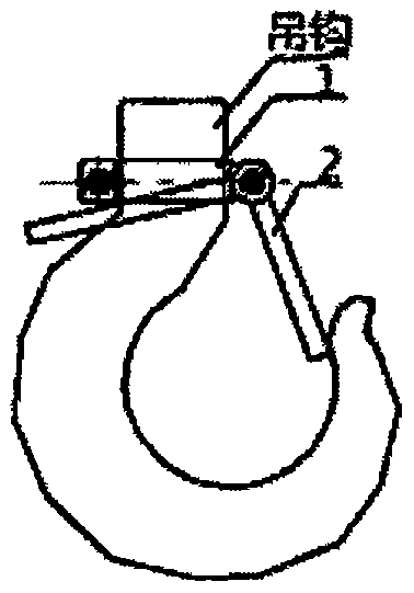 吊钩防脱装置的制作方法