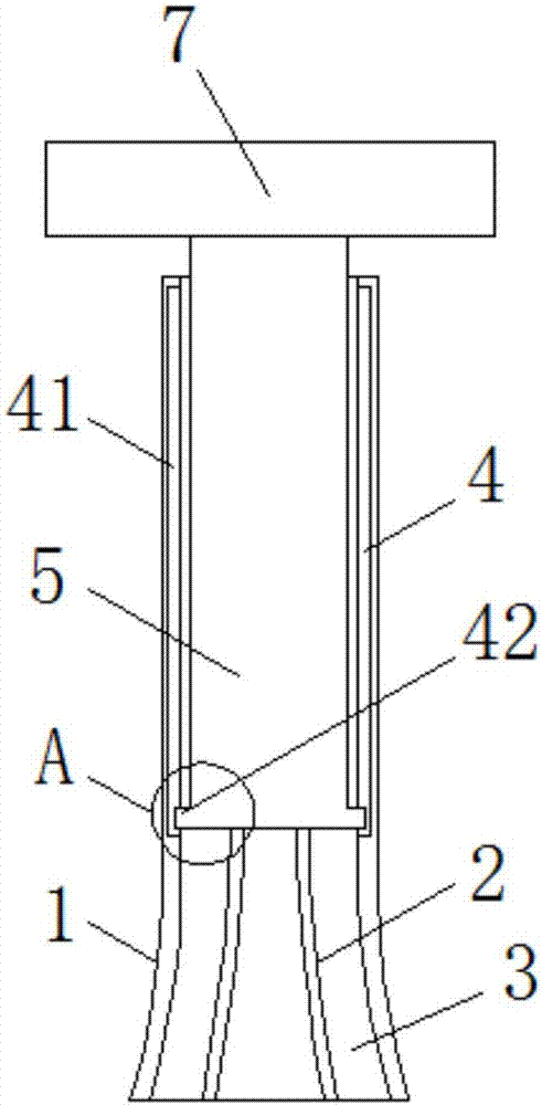 一種可調(diào)節(jié)高度的風(fēng)力發(fā)電塔的制作方法與工藝