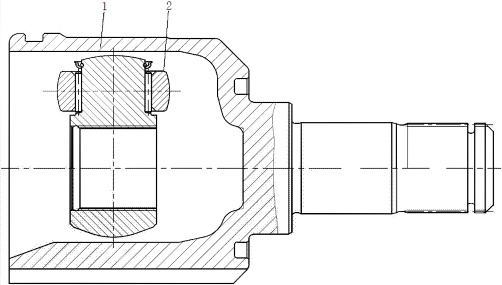 一种具有耐久三柱槽壳的三球销等速万向节的制作方法与工艺