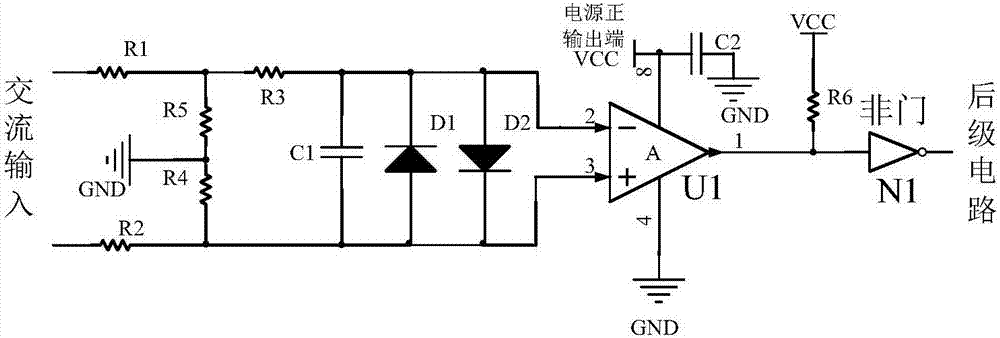 一种电阻分压型电压过零点检测电路的制作方法与工艺