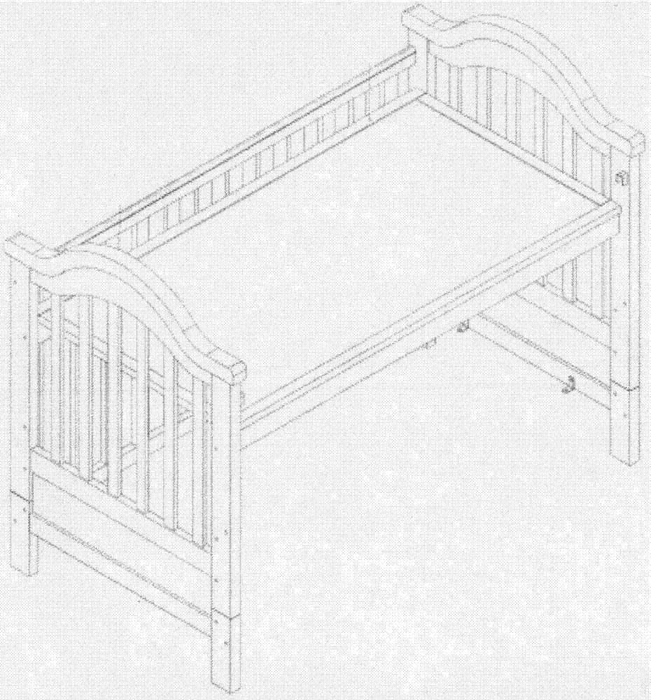 一種新型嬰兒床的制作方法與工藝