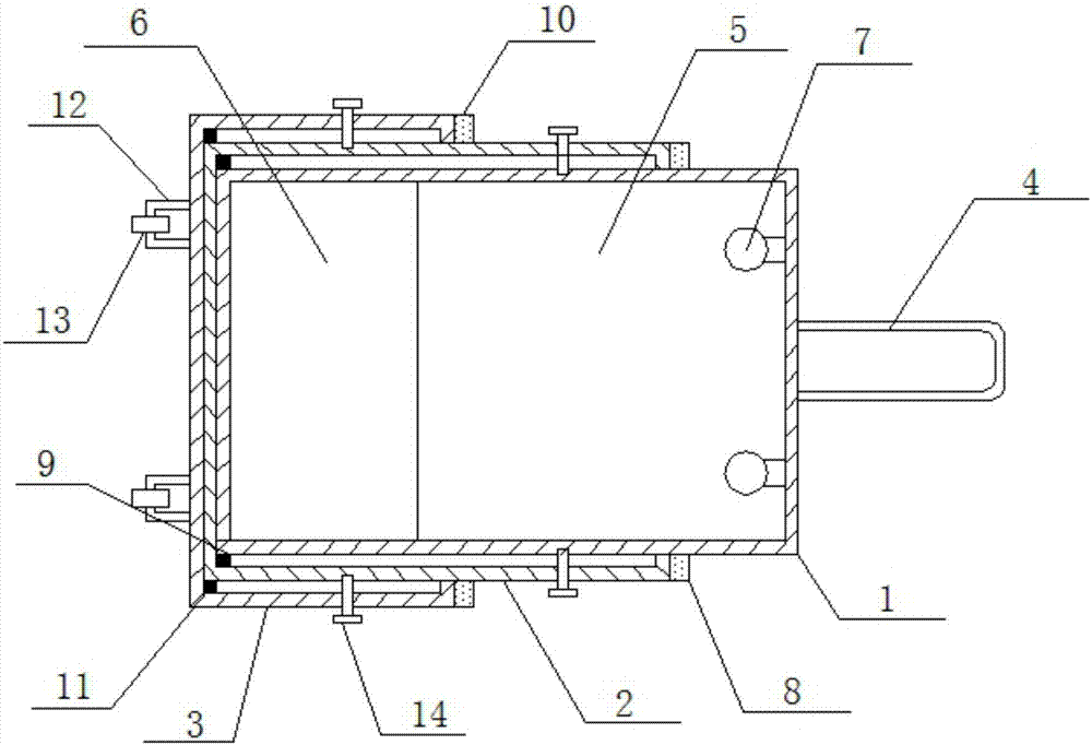 一种解剖器械收纳箱的制作方法与工艺