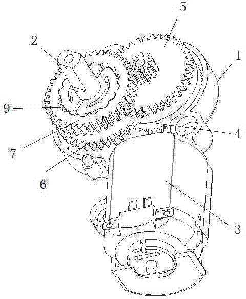 一种玩具变形机器人变形驱动牙箱的制作方法与工艺