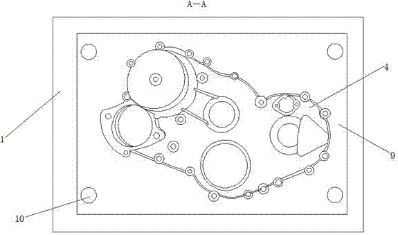 一种用于发动机前盖压铸件的去毛刺装置的制作方法