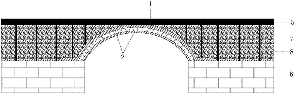 整体加固改造主拱的石拱桥的制作方法