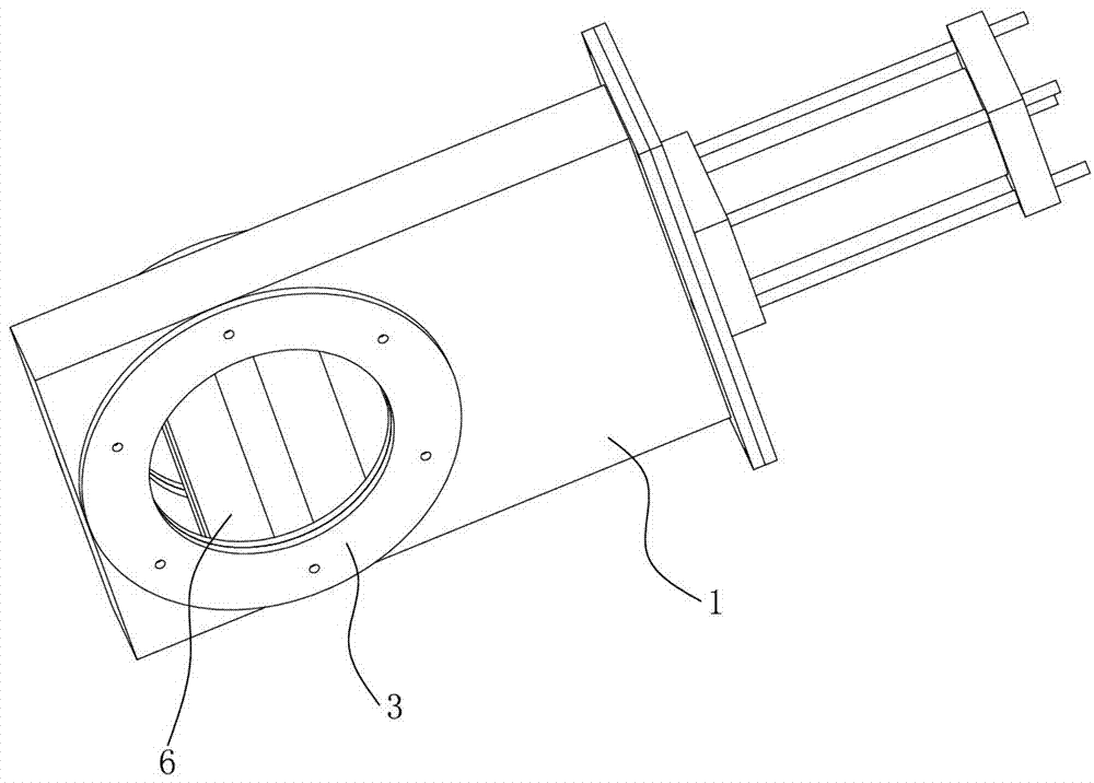 一种高温空气用气动插板装置的制作方法