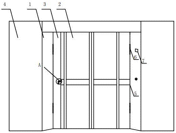 一种观光电梯的装饰检修门的制作方法