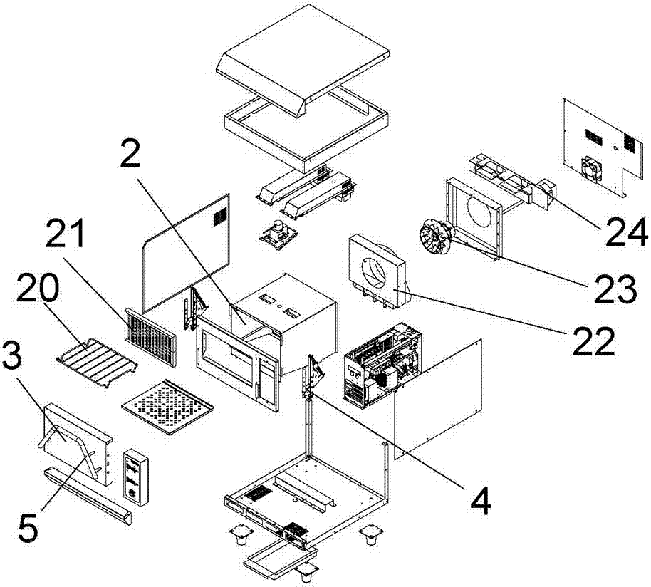 一種用于電烤箱上的聚能風(fēng)導(dǎo)結(jié)構(gòu)的制作方法與工藝