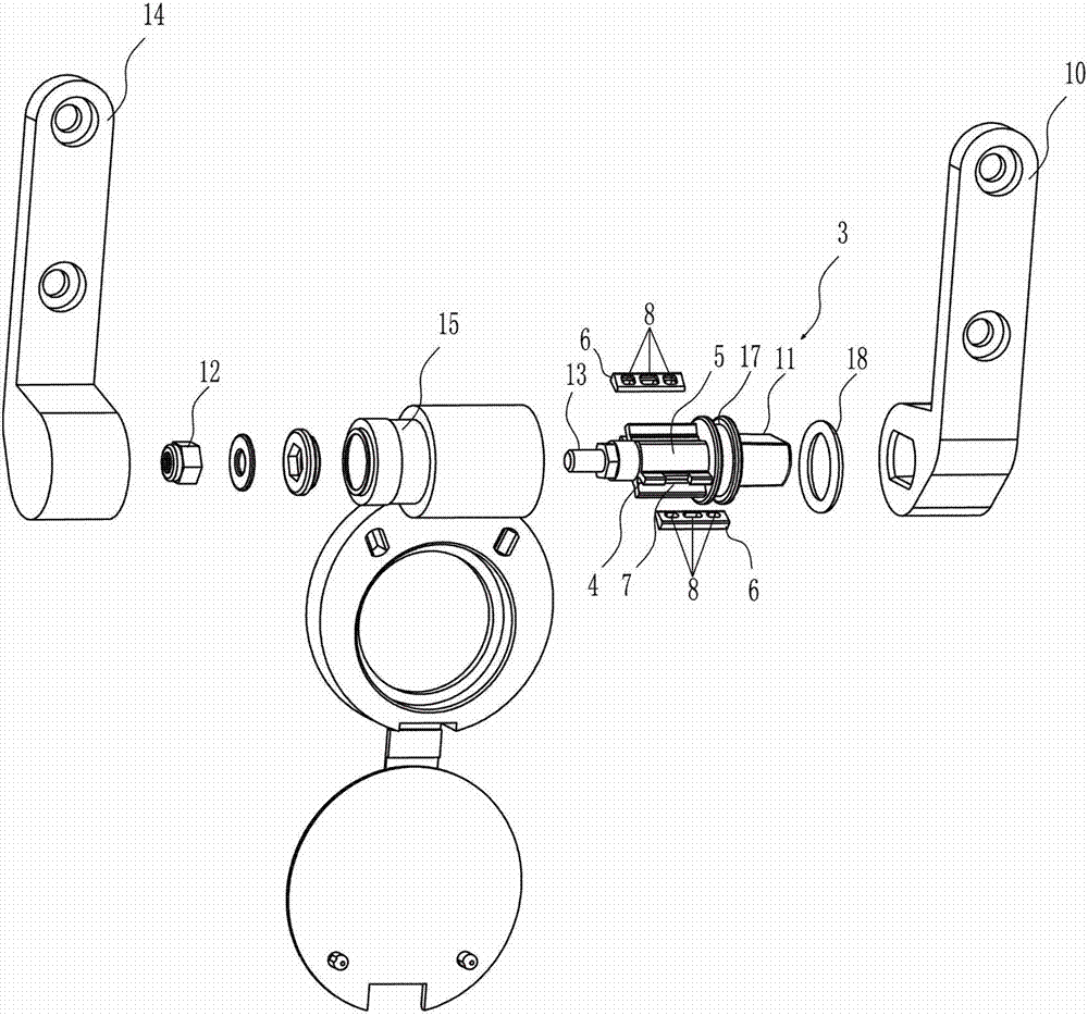 一种一体型马桶盖板阻尼器的制作方法