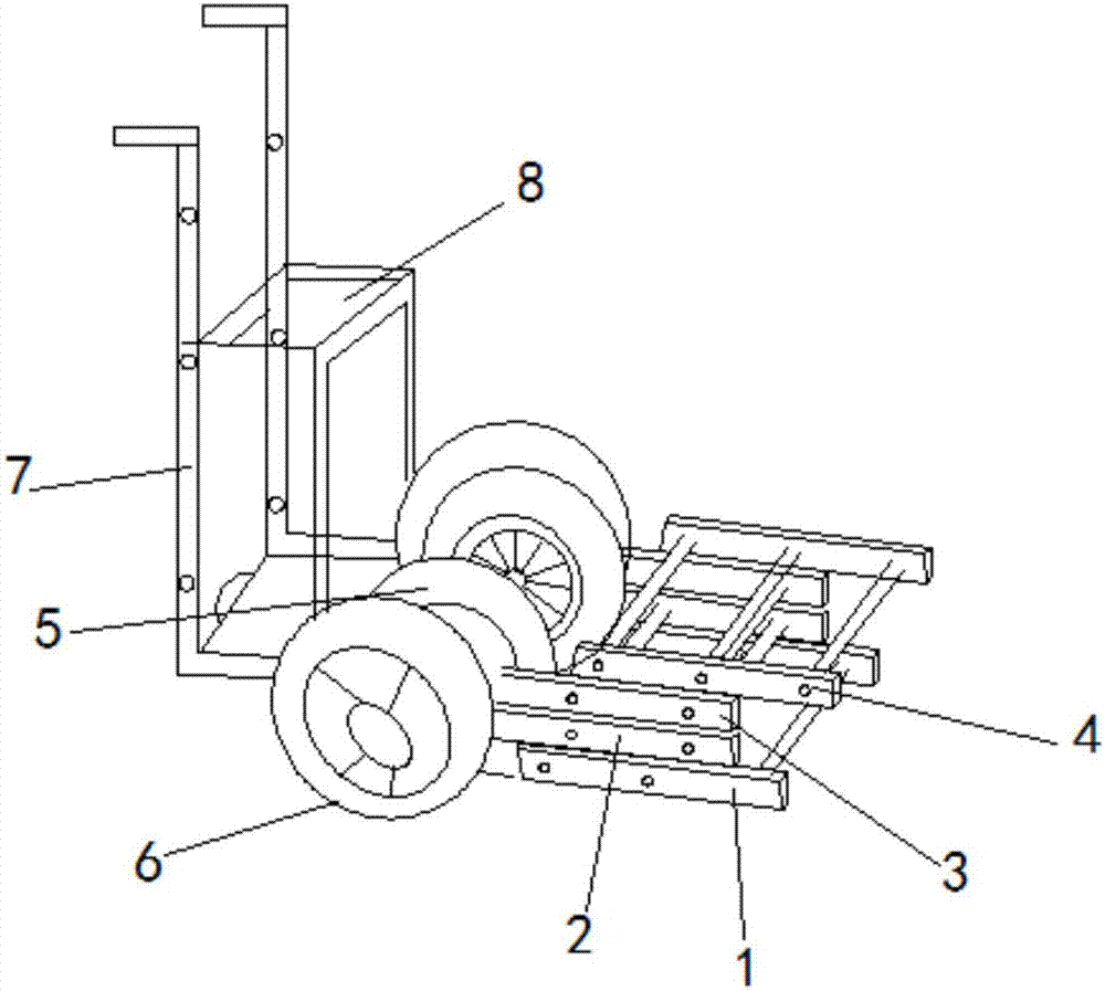 一种可折叠转换的推车的制作方法与工艺