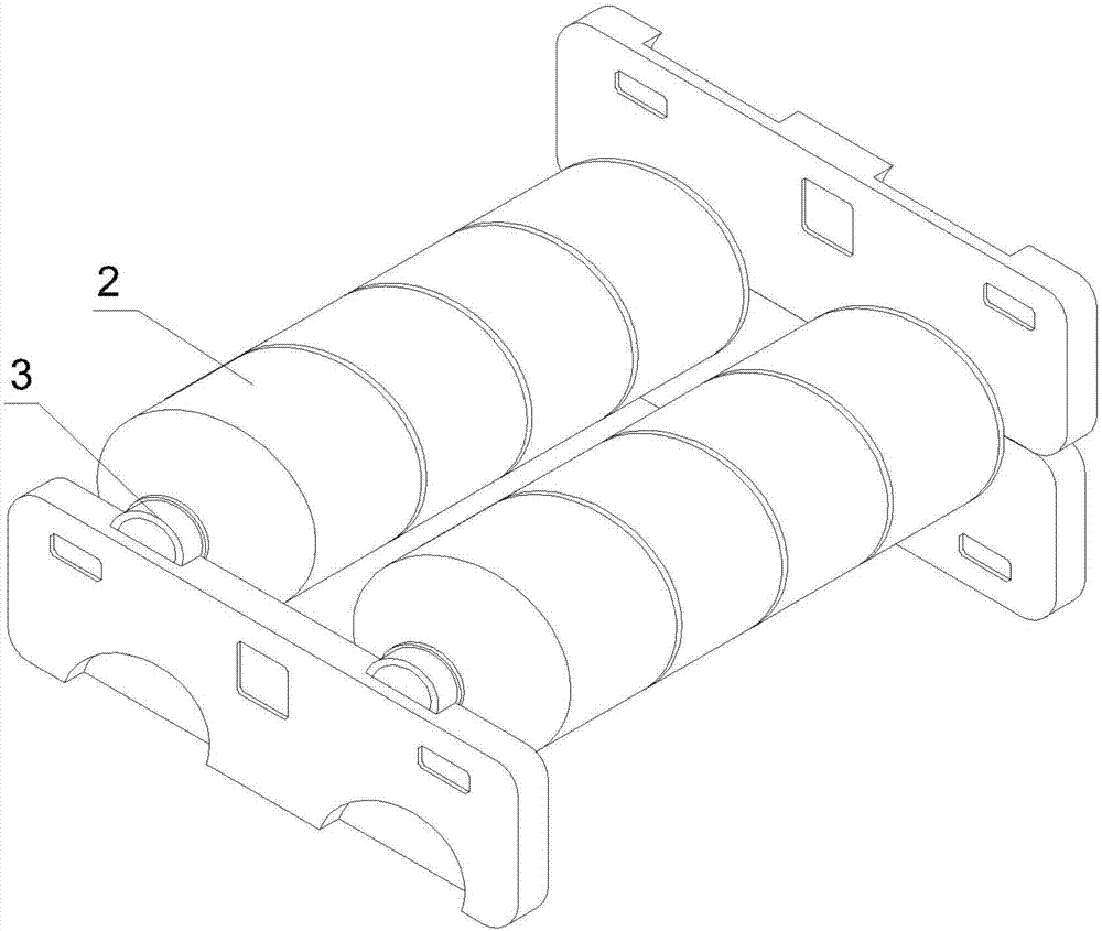 一种电池隔膜箱体包装用的支撑架的制作方法与工艺