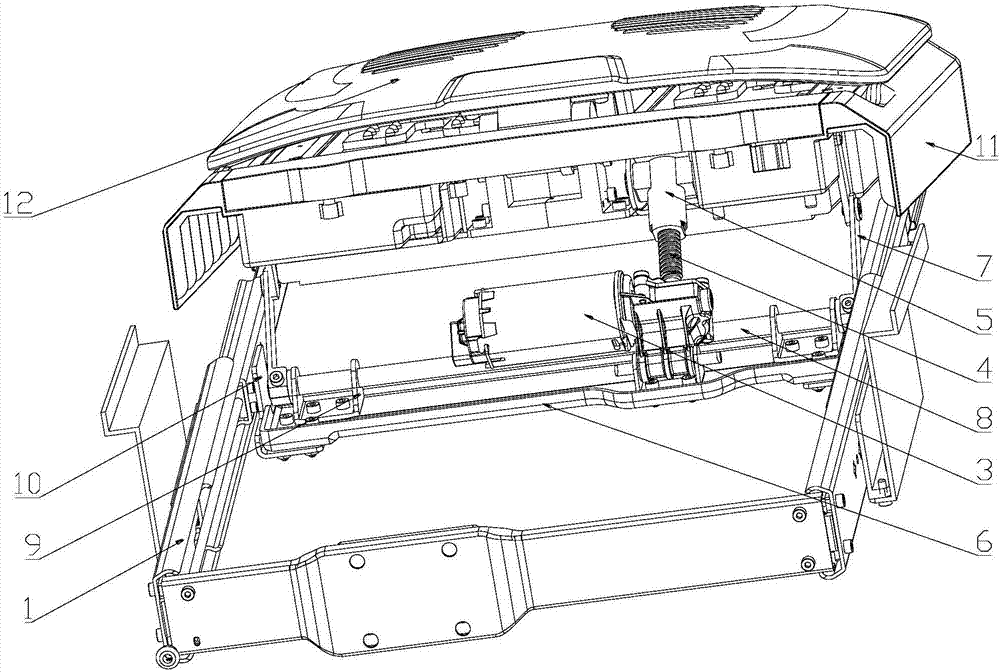 車用腳部按摩器傾斜機構的制作方法與工藝