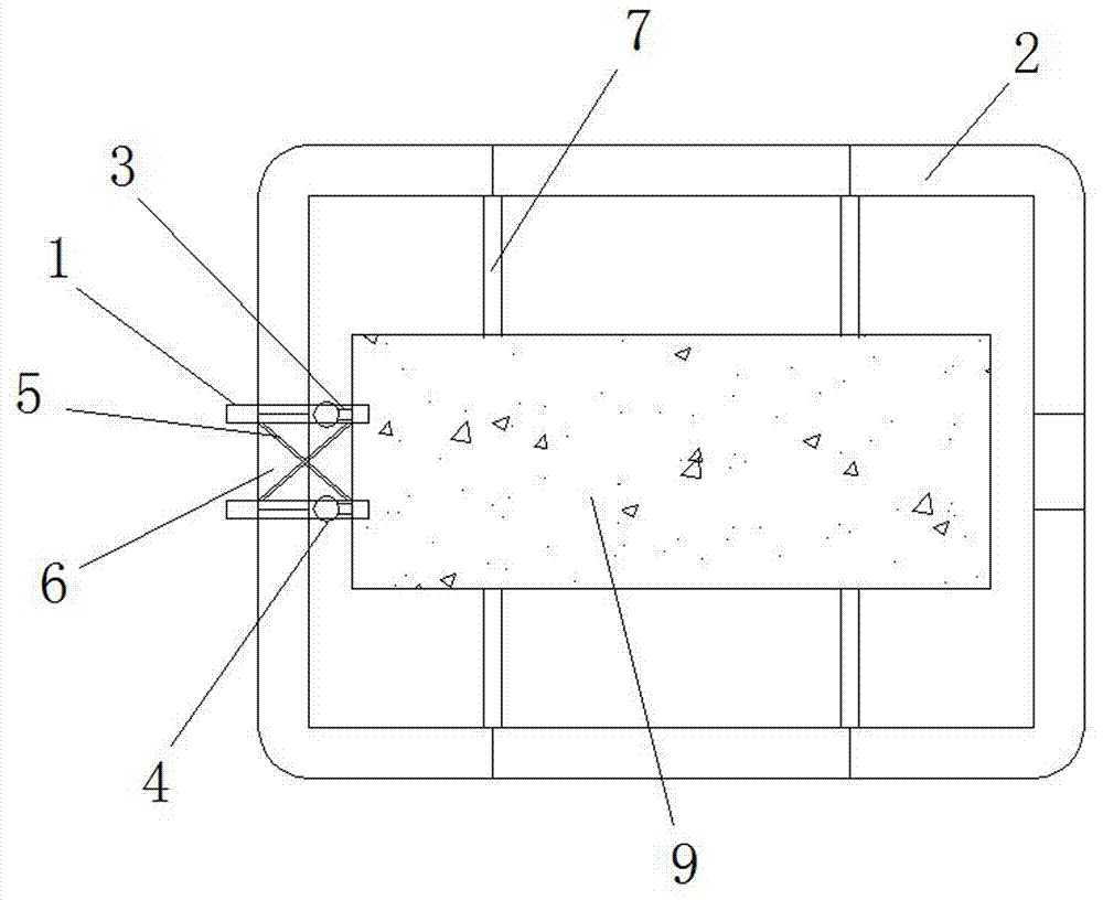 一种深水水域桥梁施工塔吊基础结构的制作方法与工艺