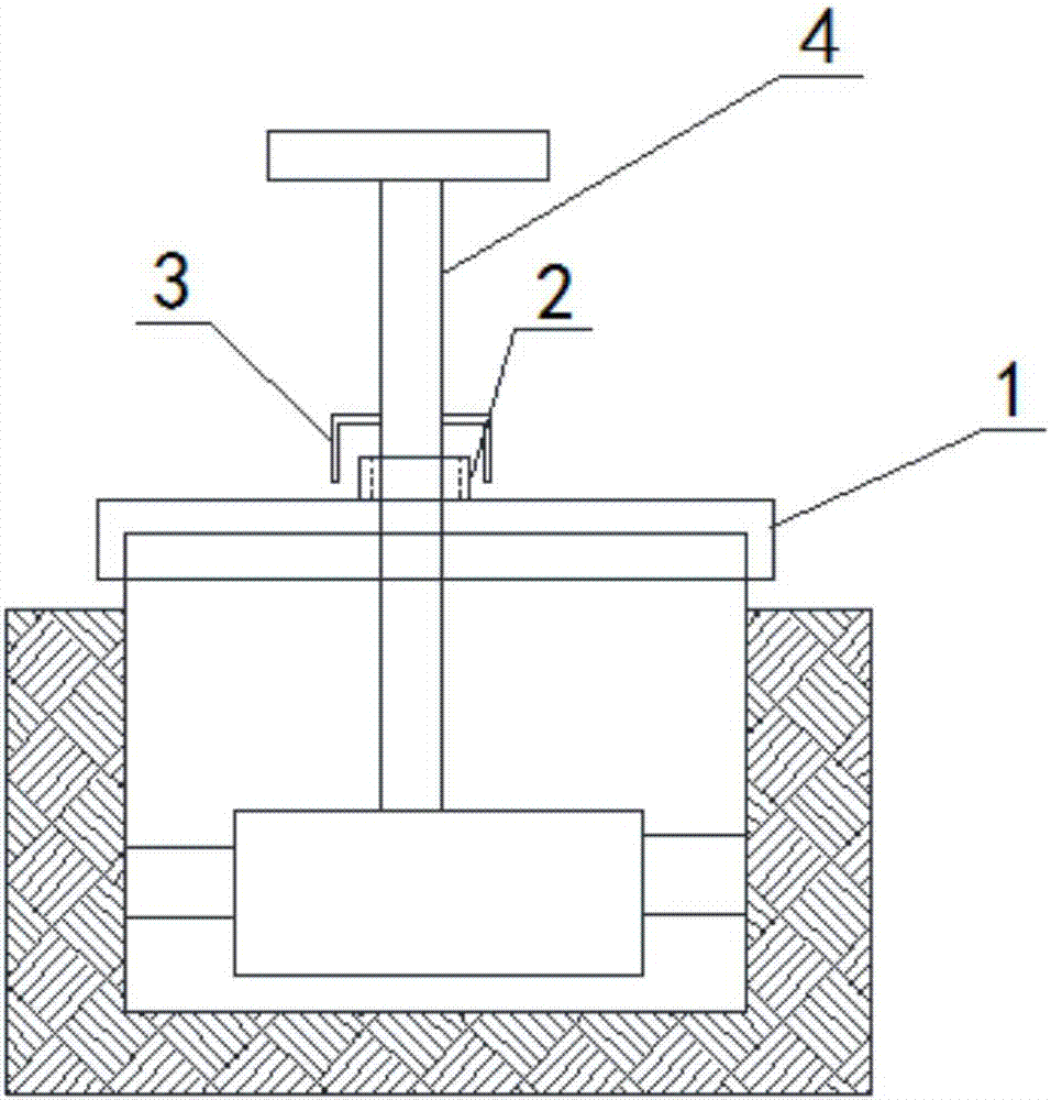 一種外凸式控制桿閥門檢查井防水防腐井蓋的制作方法與工藝