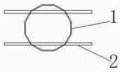 一種橫擔(dān)連接板貫穿式電力桿的制作方法與工藝