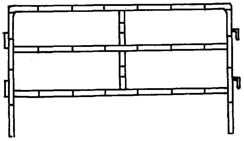 建筑工地快建組合式安全護欄的制作方法與工藝