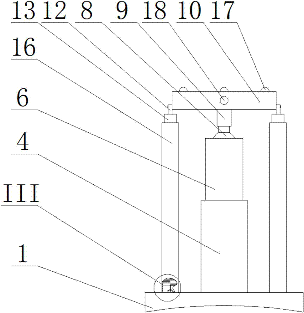 可調(diào)節(jié)油氣管道檢測探頭固定支撐裝置的制作方法