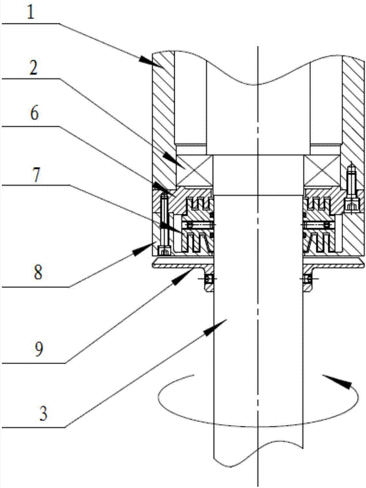 一种无接触式高速轴密封机构的制作方法