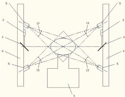 一種基于光學(xué)掃描鏡的汽車車燈面罩尺寸測量裝置的制作方法