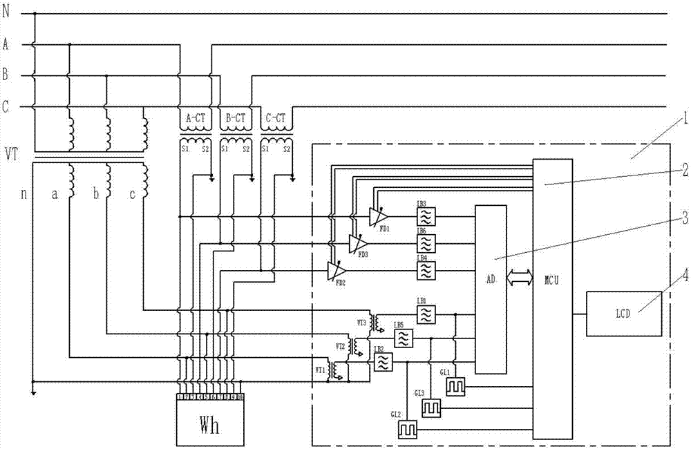 一種電能表空載計量在線巡檢測試儀的制作方法與工藝