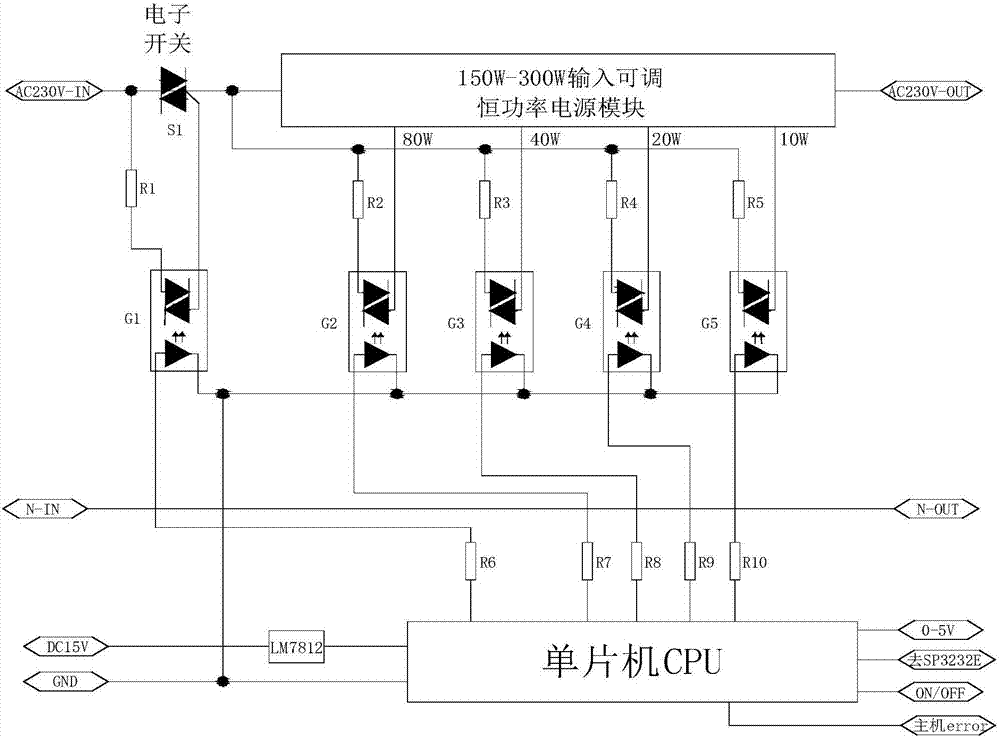 一種交流可調(diào)智能恒功率電源裝置的制作方法