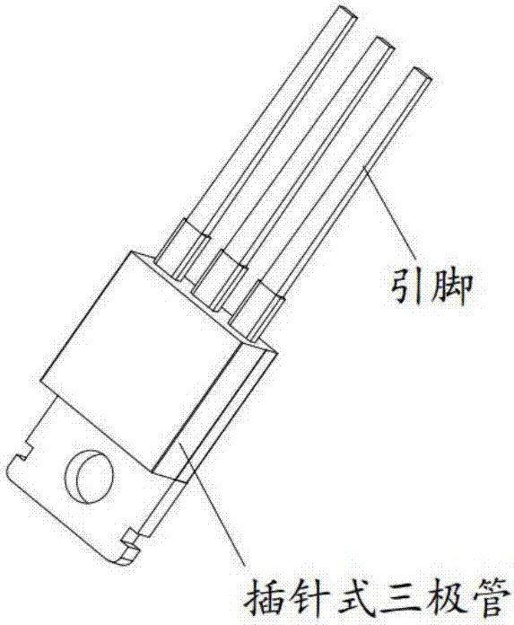 一种半导体三极管引脚定位剪切装置的制作方法