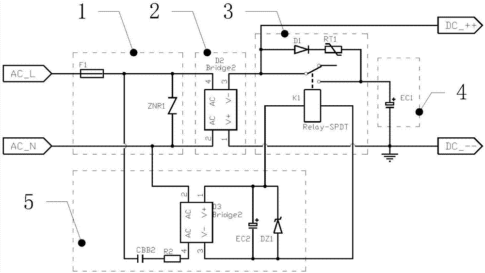 一种具有断电停机功能的电动工具的电源装置的制作方法