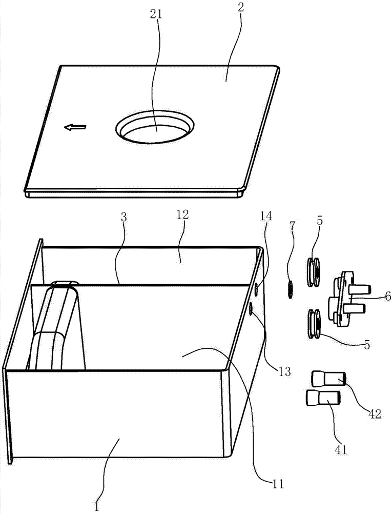 蒸箱用水盒结构的制作方法与工艺