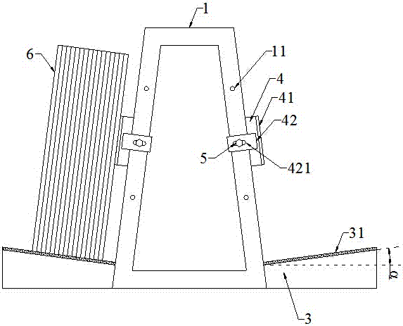 一種浮法玻璃暫存架的制作方法與工藝