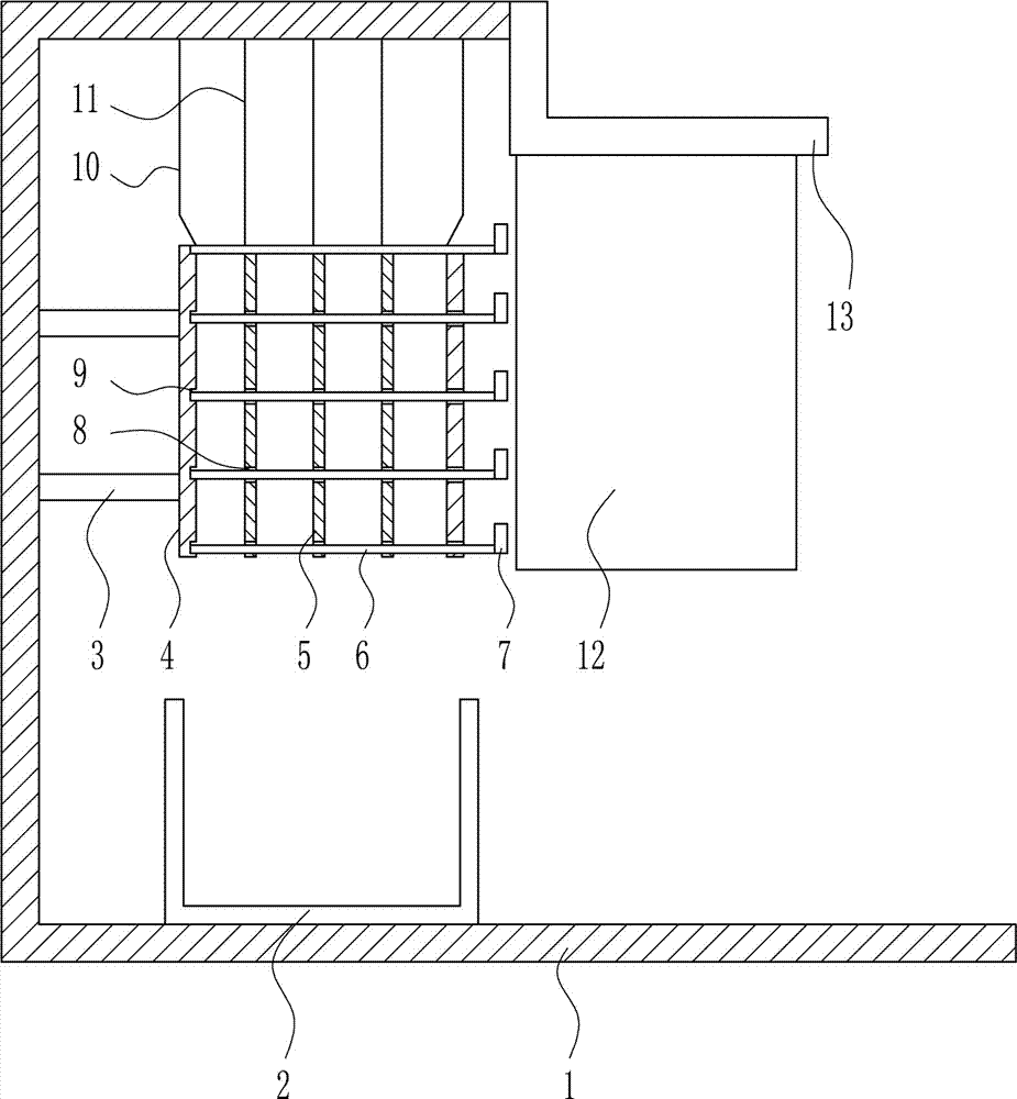 一种箱包壳体成型用等量放料装置的制作方法