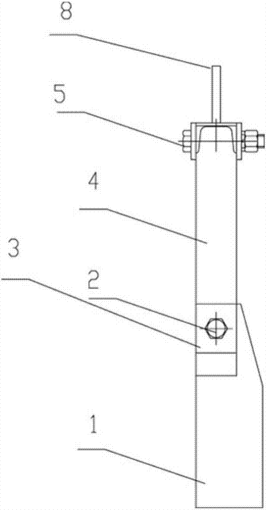 潮模砂垂直线造型机模板的吊具工装的制作方法与工艺