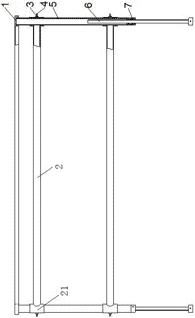 一種室內(nèi)裝修可調(diào)節(jié)腳手架的制作方法與工藝