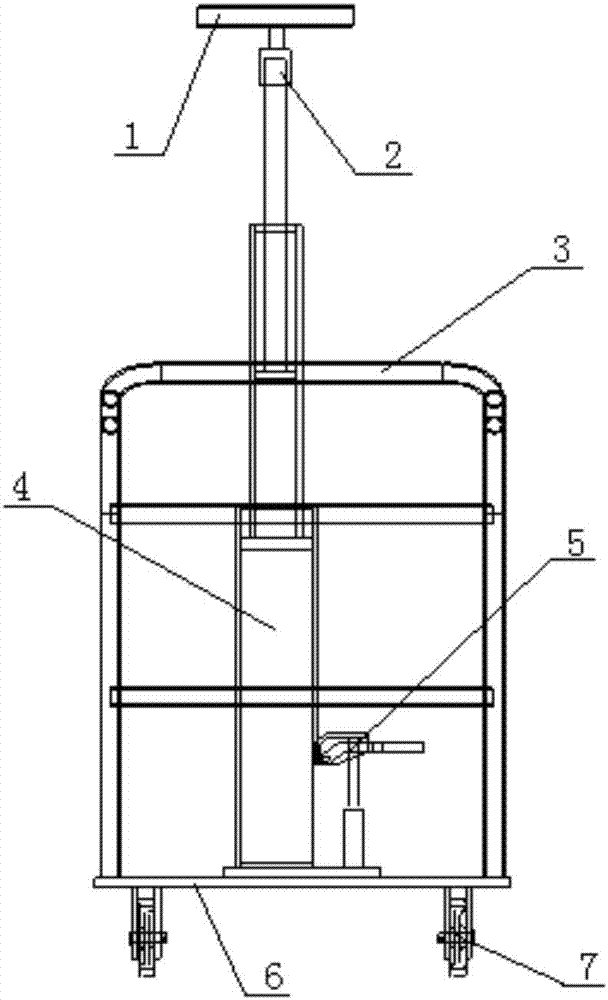 一种用于井下组装液压支架的辅助装置的制作方法